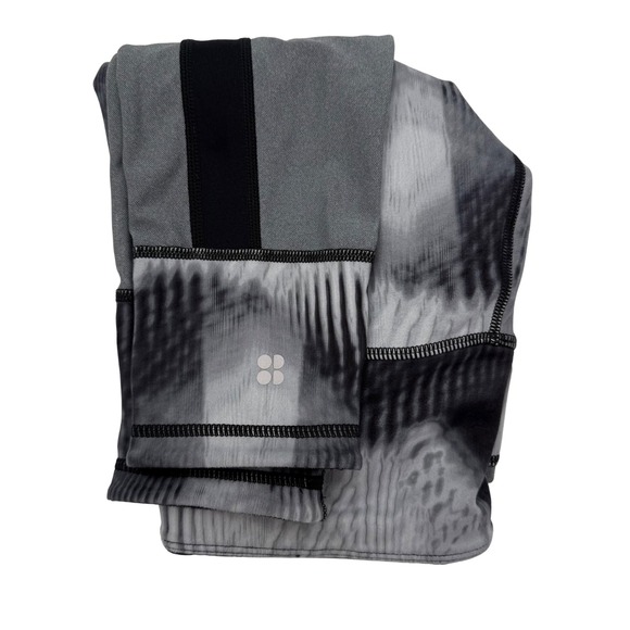 Sweaty Betty Urdhva Reversible Yoga Leggings Grey Geometric Women's SizeSmall - Picture 1 of 6